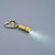 Gold Mini LED w/Heart Carabiner