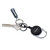 Retractable Carabiner Reel with Clip and Keyring and Keys