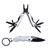 Multi Duo Multitool + Stainless Steel Knife Set - Silver