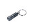 Mini LED Flashlight Keychain Grey