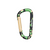 Colored D Carabiner  60 mm Green