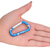 Colored D Carabiner  60 mm Blue
