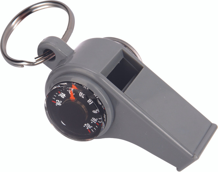 3 Function Whistle, Compass & Thermometer