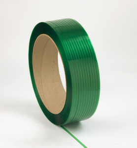 POLYESTER STRAP 5/8"X#1400X4000' GREEN