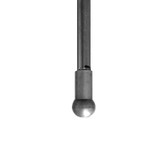 Replaceable hardened stainless steel probe tip with 5/16"-18 threads.
 
