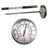 Track soil temperatures with this durable 6" metal soil thermometer, designed for easy use in the field or garden.
