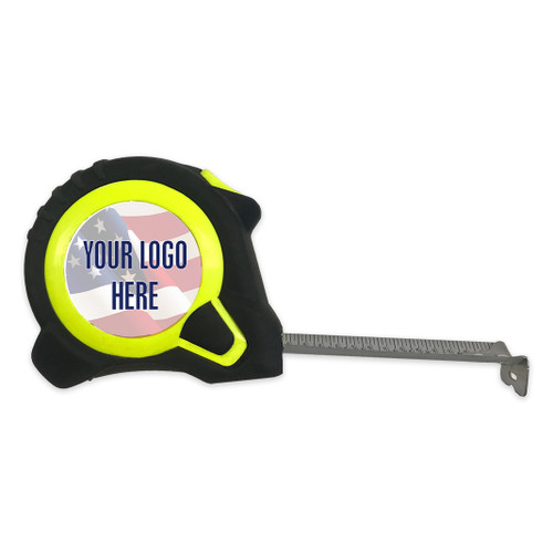 Tape Measure With Rubber Grip + Custom Decal