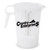 Accu-pour 64 oz. measuring pitcher with Country Enterprises imprinted in black on the front. Add your own business logo or artwork.