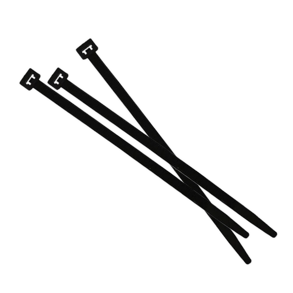 Black Tie［カセット］ Gear Tie 18 In. Reusable Rubber Twist Tie - Black (2-Pack
