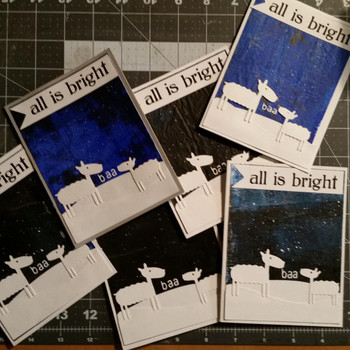All is Bright Sheep Xmas Cards All is Bright Sheep Xmas Cards