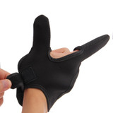 Fishing Special Two Fingers Gloves(Black)