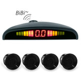 PZ316 Digital LED Crescent Shape Display Rear View Mirror Car Recorder for Truck with 4 Rear Radar