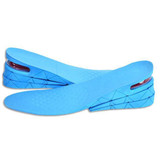 3-Layer Men Shoe Air Cushion Increase Insoles(Blue)