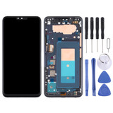 Original LCD Screen for LG V40 ThinQ Digitizer Full Assembly with Frame(Black)