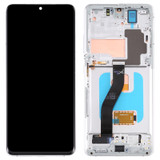 Original Super AMOLED LCD Screen For Samsung Galaxy S21 Ultra 5G SM-G998B Digitizer Full Assembly with Frame (Silver)