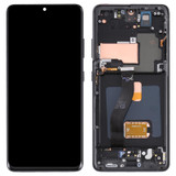 Original Super AMOLED LCD Screen For Samsung Galaxy S21 Ultra 5G SM-G998B Digitizer Full Assembly with Frame (Black)