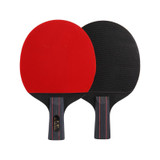 4 Star Table Tennis Racquet with 3 Balls & Bag Set, Style: Short Handle