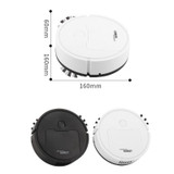 3 in 1 Mini Vacuum Cleaner Intelligent Sweeping Robot(White)