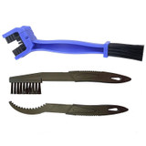 2 Set Bicycle Chain Cleaning Brush Flywheel Cleaning Tools Crankset Brush Cleaning Chain Wheel Set Brush (Blue)