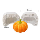 Halloween Three-Dimensional Pumpkin Cake DIY Scented Candle Silicone Mold, Specification: SW-37