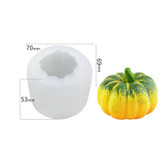 Halloween Three-Dimensional Pumpkin Cake DIY Scented Candle Silicone Mold, Specification: SW-47