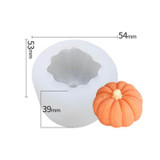 Halloween Three-Dimensional Pumpkin Cake DIY Scented Candle Silicone Mold, Specification: SW-45