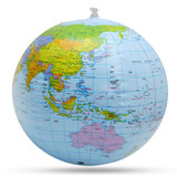 Inflatable Globe World Earth Ocean Map Ball Geography Learning Kids Educational Beach Ball , Size: 30cm