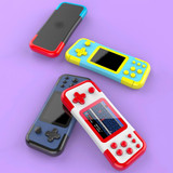 A12 3.0-Inch HD Colorful Screen Retro Handheld Game Console With 666 Built-In Games, Model: Double Yellow Blue