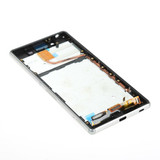 OEM LCD Screen for Sony Xperia Z4 Digitizer Full Assembly with Frame(White)