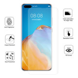 For Huawei P40 2 PCS ENKAY Hat-Prince 0.1mm 3D Full Screen Protector Explosion-proof Hydrogel Film