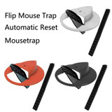 2 PCS Flip Mouse Trap Automatic Reset Mousetrap Indoor And Outdoor Mousetrap(White)