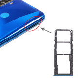 For OPPO Realme 5 SIM Card Tray + SIM Card Tray + Micro SD Card Tray (Blue)