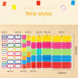 2 PCS Color Sticker Price Tag Name Stickers Notes(CY7050/20 Sheets)