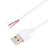 1.5m USB DC5V Switch Cable with 3 Colors Controller (White)