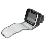 JZ-251A Household Automatic Electronic Sphygmomanometer Smart Wrist Blood Pressure Meter, Shape: No Voice Broadcast(Full Black)