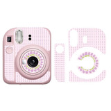 For Polaroid Mini 12 Body Camera Small Round Point Sunflower Sticker, Color: Purple