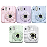 For Polaroid Mini 12 Body Camera Small Round Point Sunflower Sticker, Color: Pink