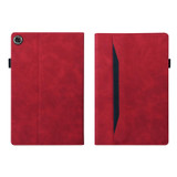 For Samsung Galaxy Tab A9 Splicing Shockproof Leather Tablet Case(Red)