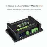 Waveshare Multi Protection 8-Channel Industrial Relay Module for Raspberry Pi Pico