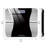 SONGYING SY06 Smart Body Fat Scale Home Body Weight Scale, Size: Charging Version(290x260mm)(Cherry Pink)