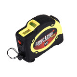 Laser Level with Tape Measure Pro (25 feet) & Belt Clip / Can be Attached to Tripod(Yellow)
