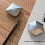 Desktop Kinetic Energy To Vent Stress Relief Fingertip Spinner Toy, Style: Zinc Alloy Hexagon Silver