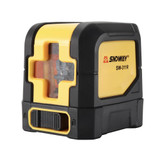 SNDWAY SW-311R Laser Level Covering Walls and Floors 2 Line Red Beam IP54 Water / Dust-proof(Yellow)