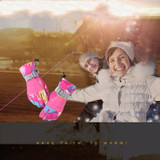 Unisex Skiing Riding Winter Outdoor Sports Touch Screen Thickened Splashproof Windproof Warm Gloves, Size: XS(Pink)