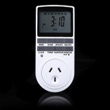AC 240V Smart Home Plug-in Programmable LCD Display Clock Summer Time Function 12/24 Hours Changeable Timer Switch Socket, AU Plug