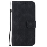 For Xiaomi Poco X4 Pro 5G Double 8-shaped Embossed Leather Phone Case(Black)