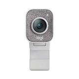 Logitech StreamCam Full HD 1080P / 60fps Auto Focus USB-C / Type-C Port Live Broadcast Gaming Webcam, Built-in Microphone (White)