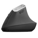 Logitech MX Vertical 4000DPI USB-C / Type-C + Unifying + Bluetooth Three-mode Ergonomic Wireless Vertical Optical Mouse (Black)