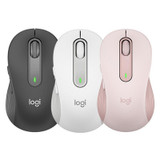 Logitech M650 5-keys 2000 DPI Wireless Bluetooth Silent Mouse (White)