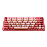 Logitech POP KEYS Round Button Bluetooth Mechanical Keyboard (Pink)